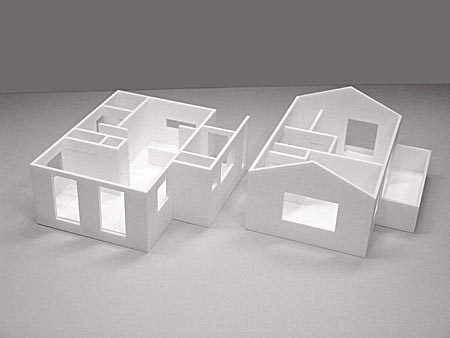 ホワイト模型（白模型）- 階層分解モデル